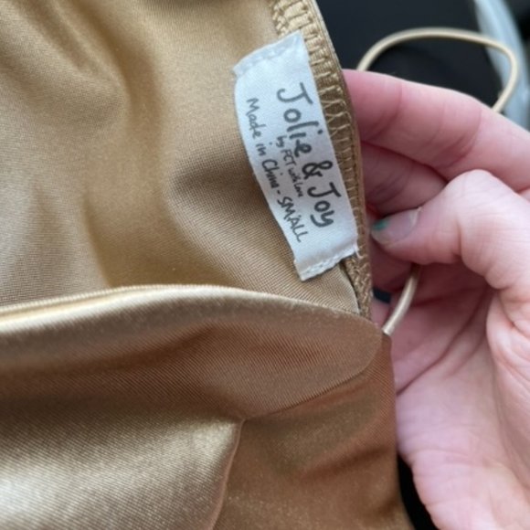 Gold Mini Dress - Picture 6 of 6